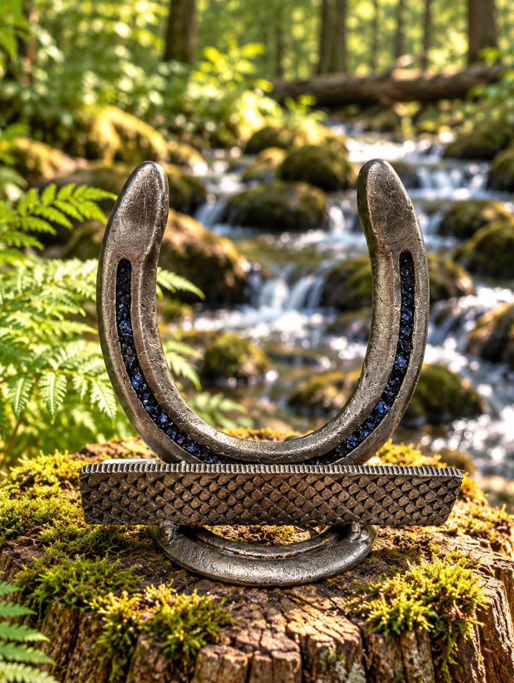 Horseshoe Cookbook Holder
